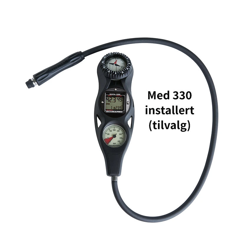Scubapro manometer i konsoll med manometer & kompass