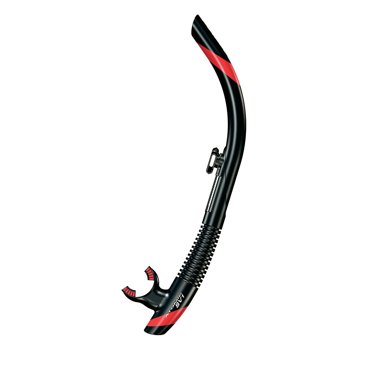 ATOMIC SV1 flex snorkel sort/rød