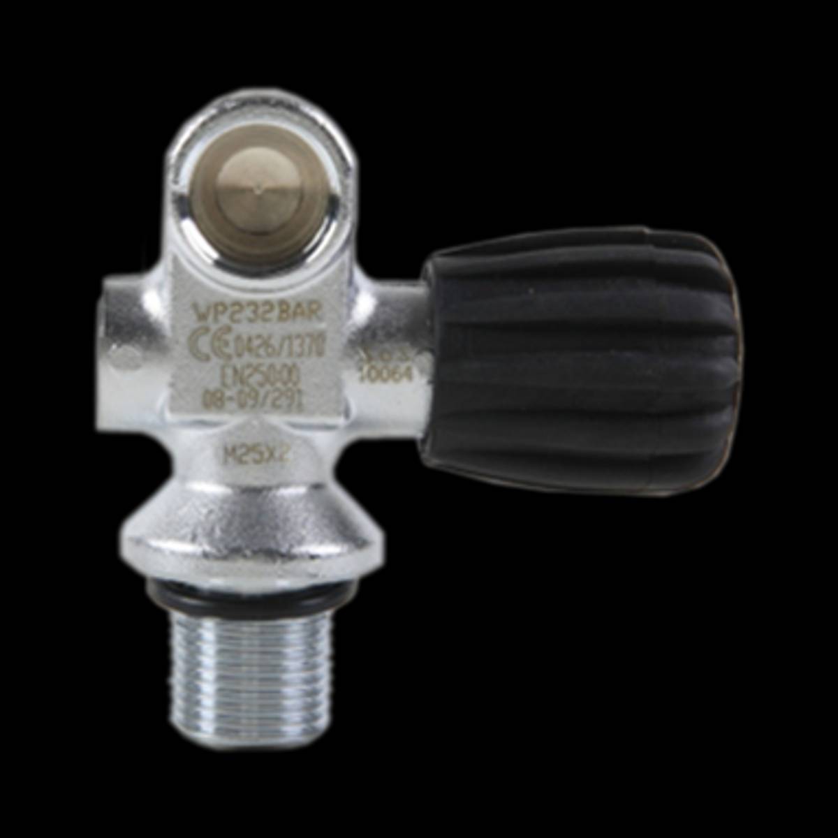 Flaske S80 11,1 L 200 bar, med enkeltkran CE