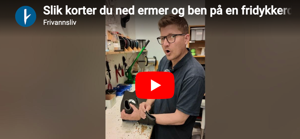 Slik korter du ned ermer og ben på drakten