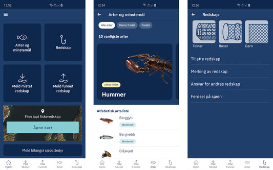 Apper for fridykking, undervannsjakt og dykking