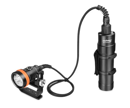 OrcaTorch D630 V2.0-dykarlampa med batterikassett