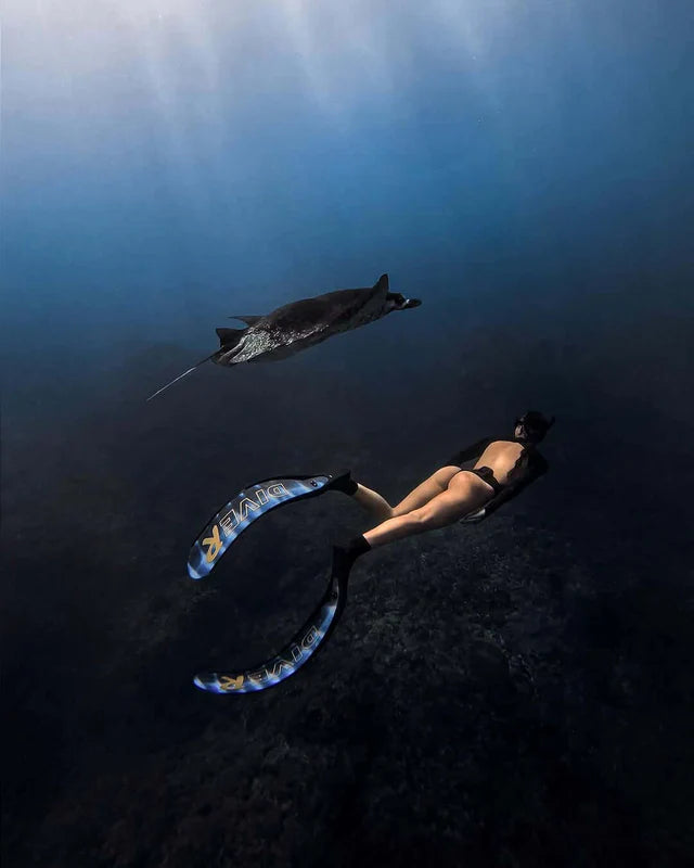 DiveR Stripe Marlin Carbon fridykkerfinner