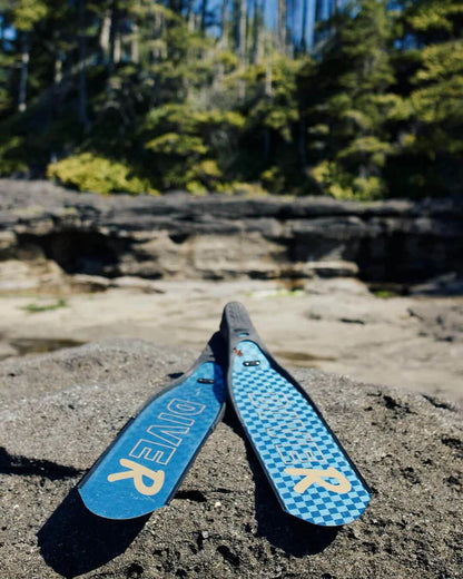 DiveR Hypetex blue fridykkerfinner