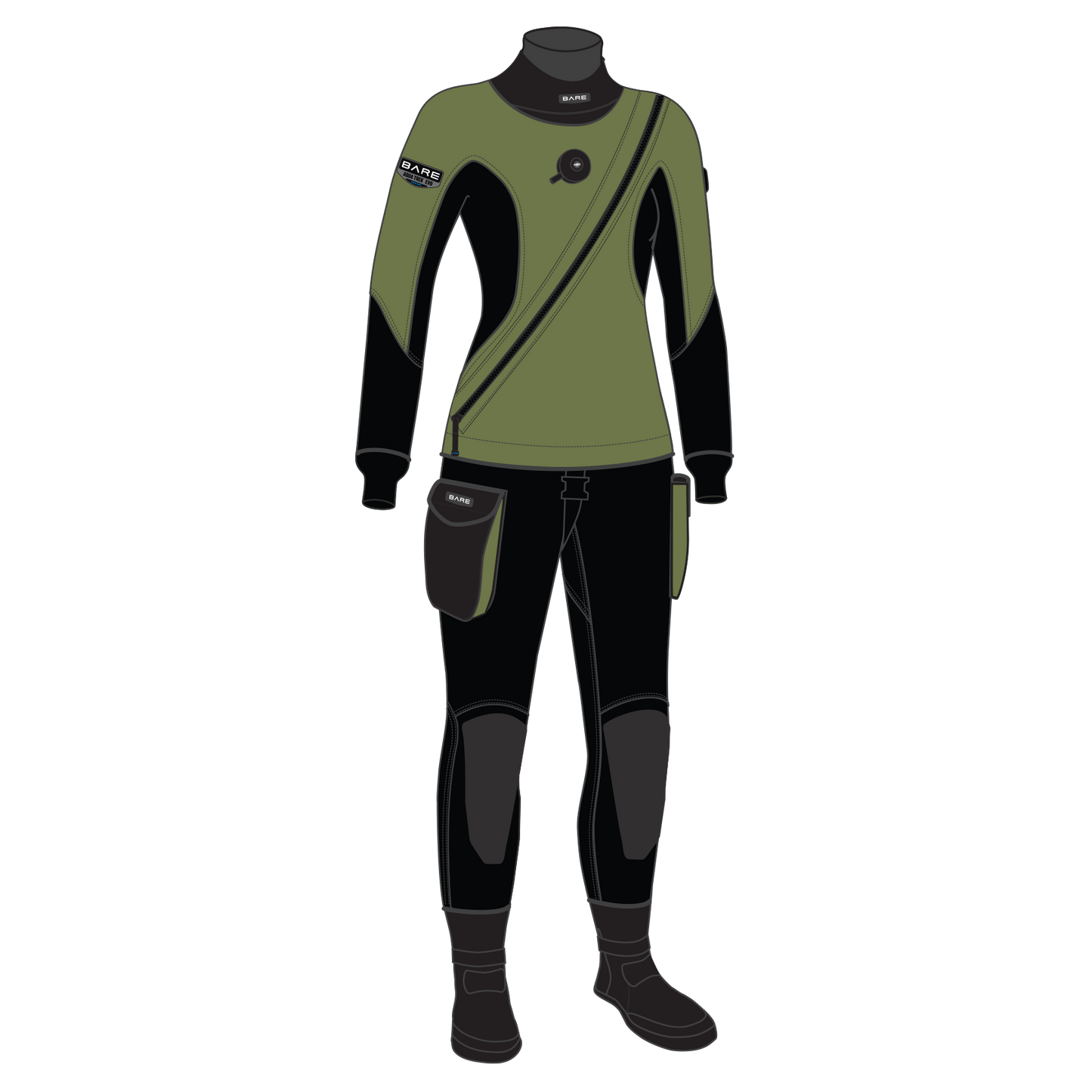 BARE Aqua Trek Evo Tech Dry tørrdrakt herre og dame