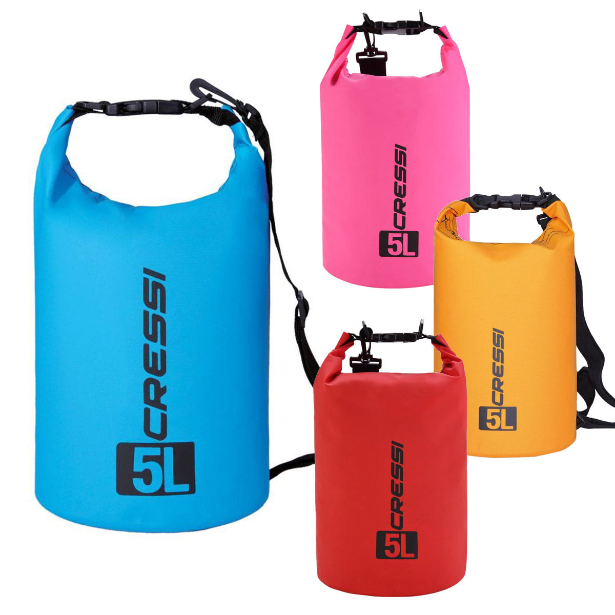 Cressi dry bag, 5-20 liter
