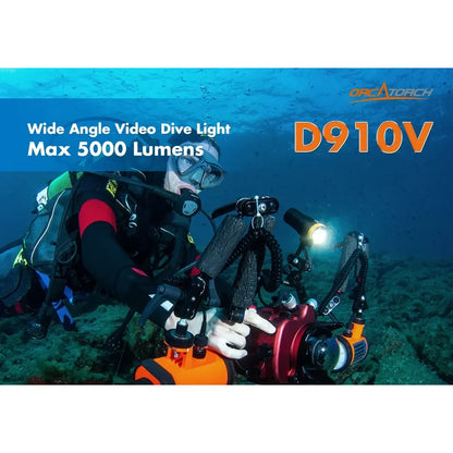 Orcatorch D910V-videolampa