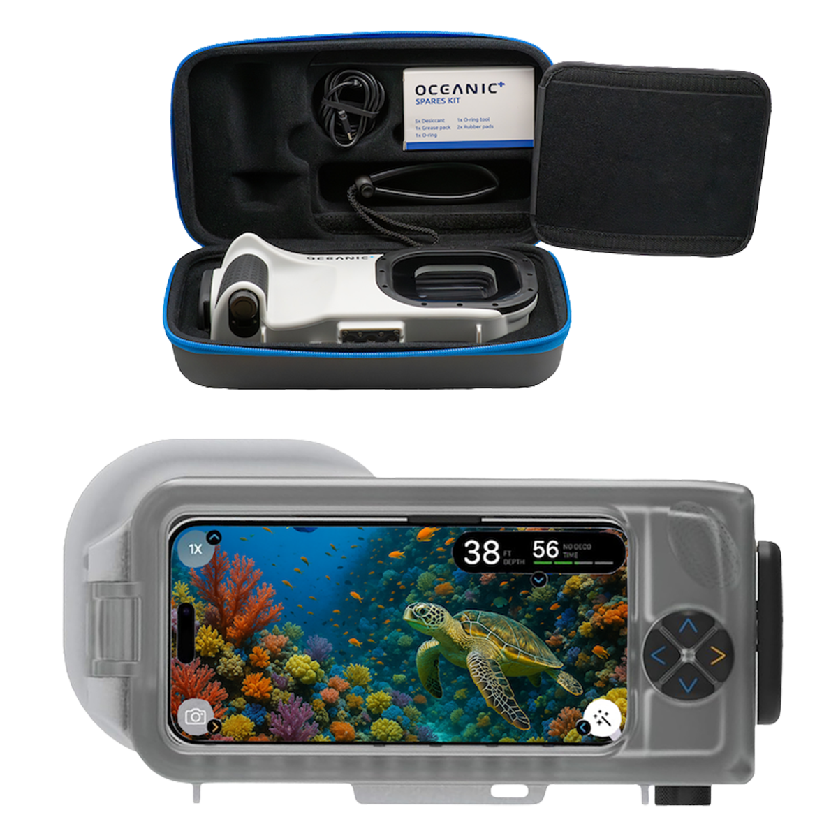 Oceanic+ Dive Housing V2, undervannshus