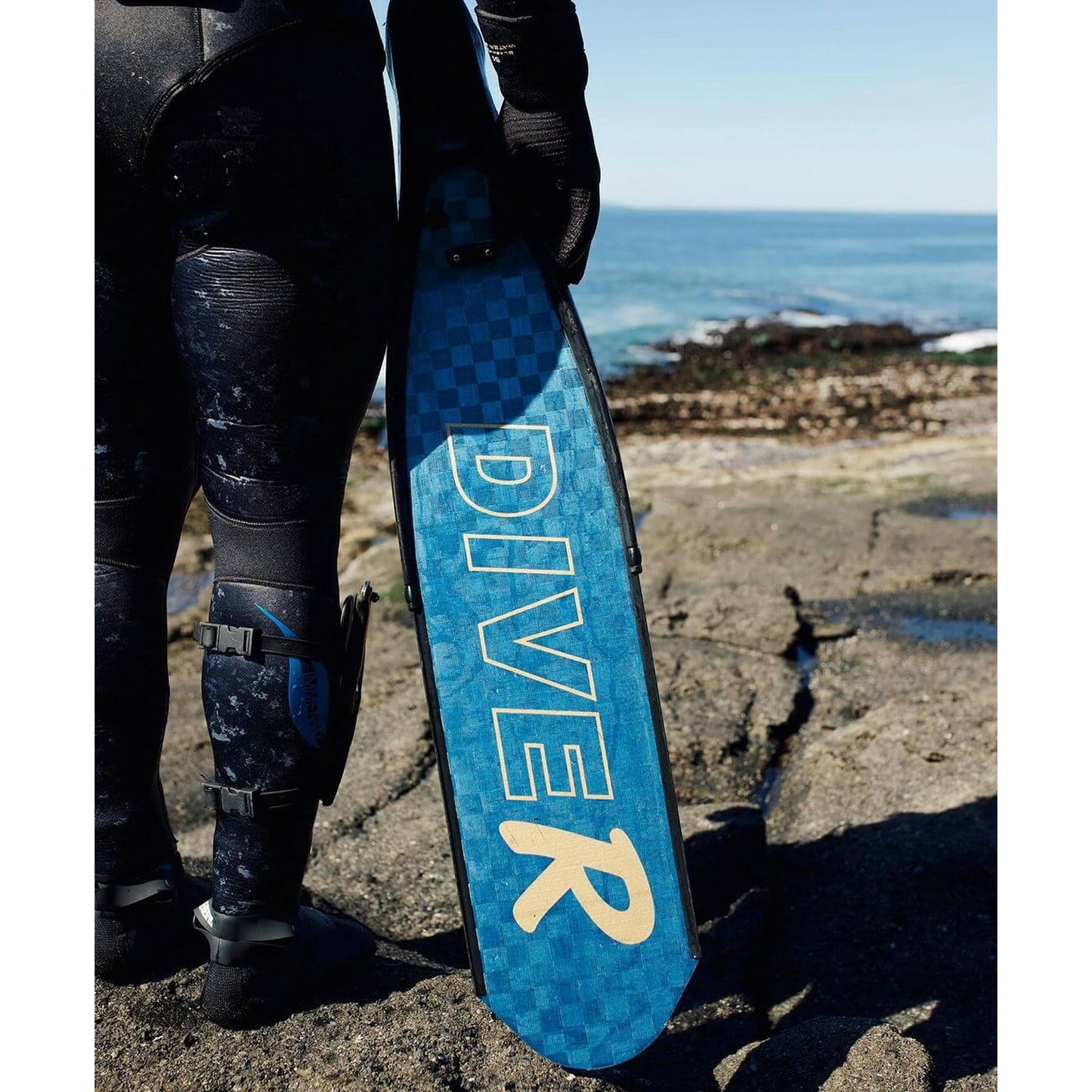 DiveR Hypetex blue fridykkerfinner