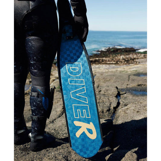 DiveR Hypetex blue fridykkerfinner