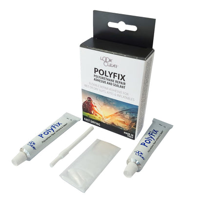 Look Clear PolyFix lim for utstyr til vannsport og dykking 2x10 g