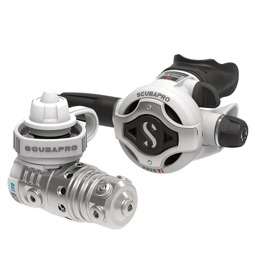 Scubapro MK25 EVO DIN 300 / S620 Ti White ventilsett