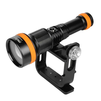 Orcatorch ZD710 MK2 justerbar dykklampa och videolampa