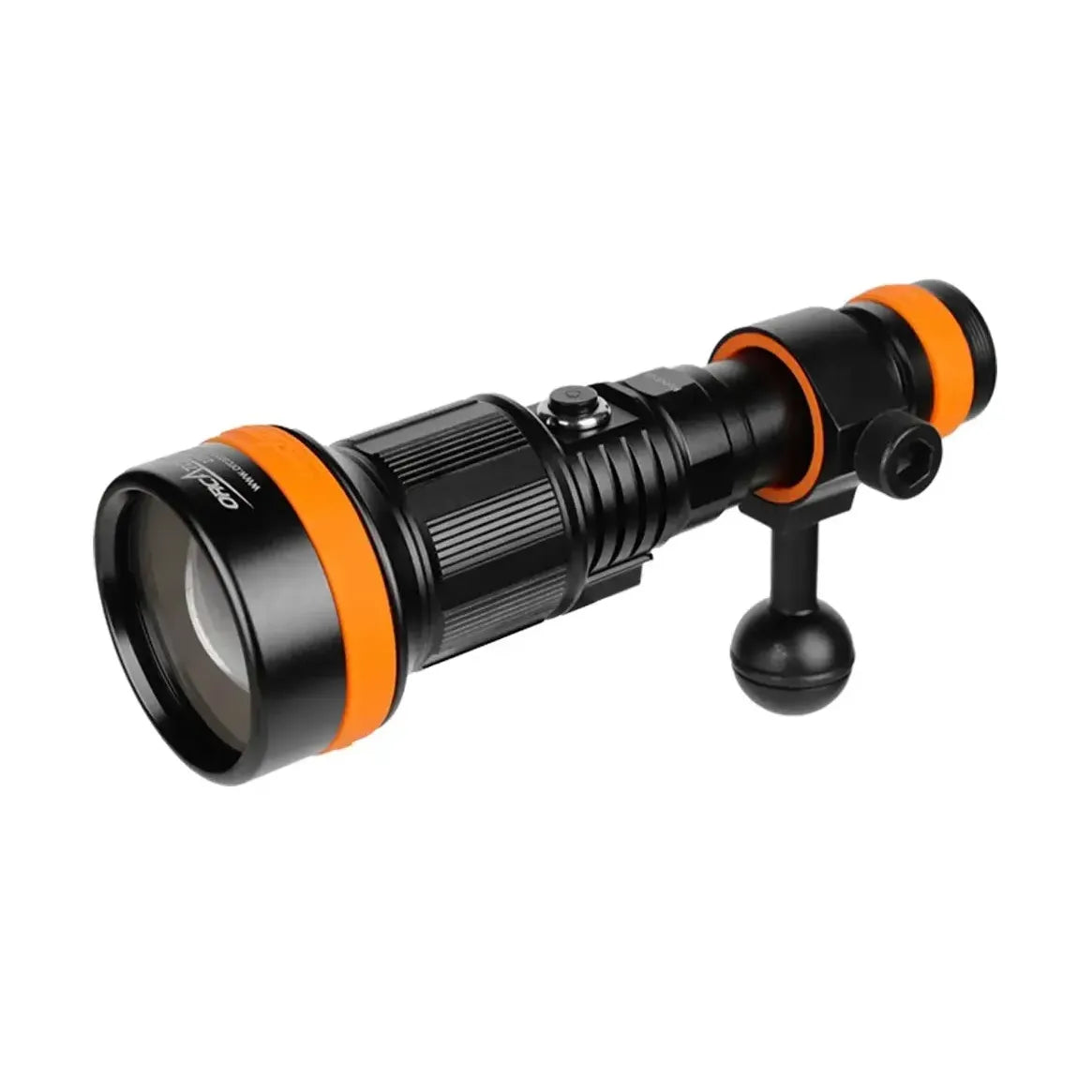 Orcatorch ZD710 MK2 justerbar dykklampa och videolampa