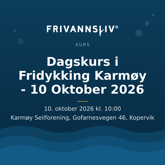 Dagskurs i Fridykking Karmøy - 10 Oktober 2026