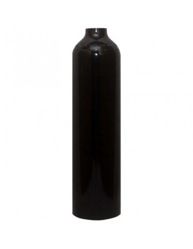 Flaske 2 liter 200bar, alu (sort)