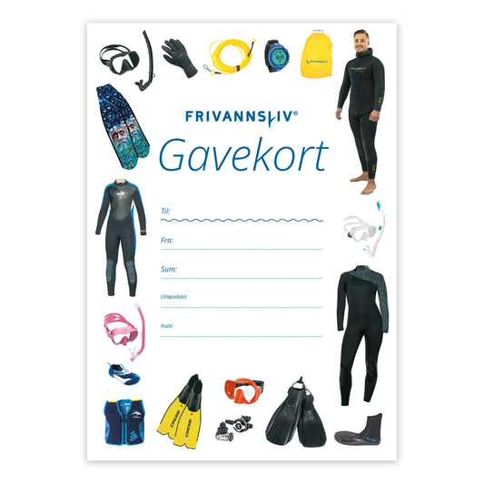 Frivannsliv Gavekort