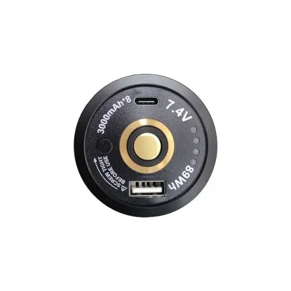 OrcaTorch D630 V2.0-dykarlampa med batterikassett