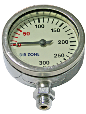 DirZone manometer, SPG 63mm 0-240 Bar