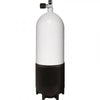 Flaske 15 liter 232 bar inkl kran (rund bunn) CE