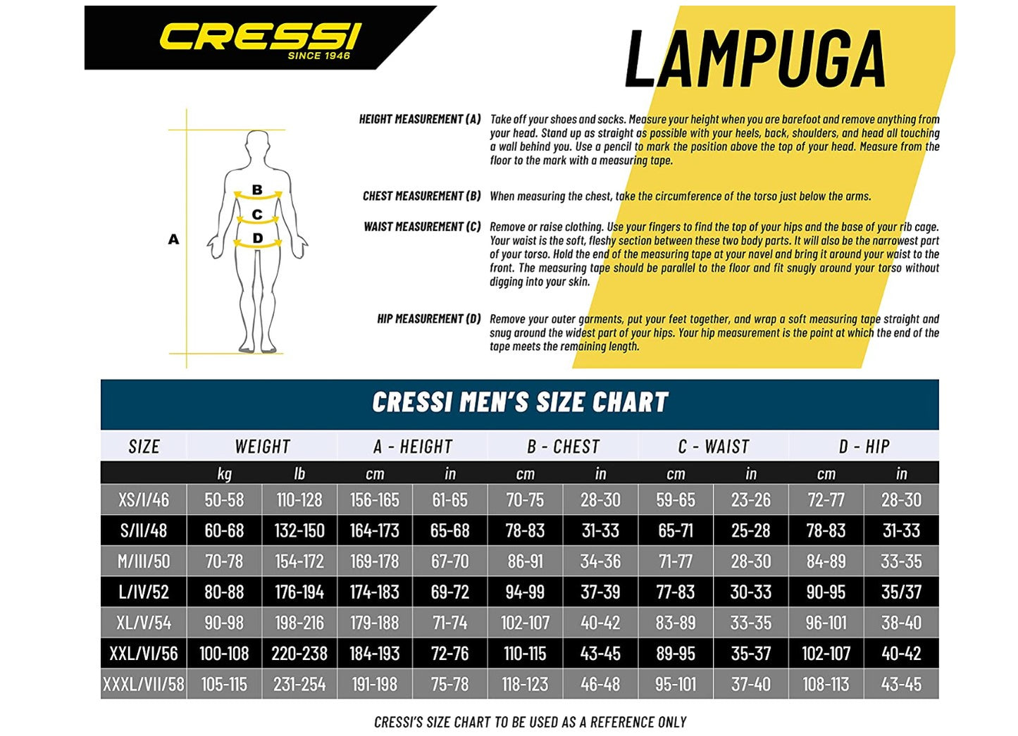 Cressi Lampuga 7mm våtdrakt